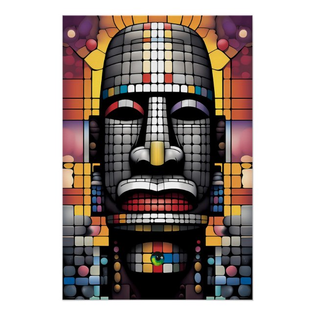 Póster A cor fora do RapaNui (Frente)