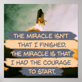 Poster A coragem de começar