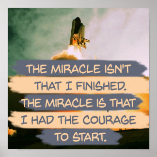 Poster A coragem de começar