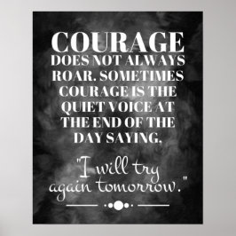 Poster A Coragem Nem Sempre Roda