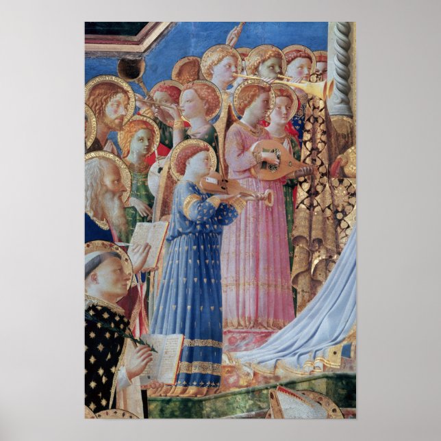 Póster A coroação da virgem (Frente)