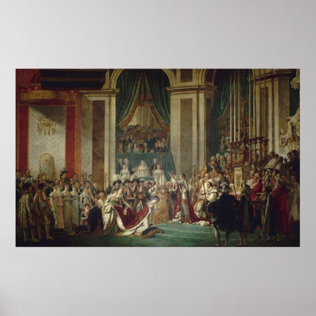 Poster A coroação de Napoleão, 1807 (Frente)