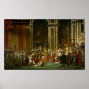 Poster A coroação de Napoleon