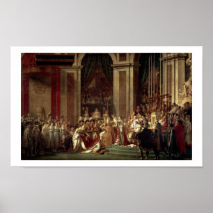 Póster A coroação de Napoleon, (1806)