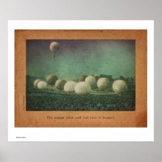 Poster A Corrida da Bola de Puff Gigante