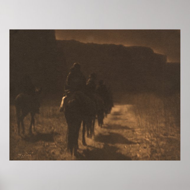 Póster A corrida de desaparecimento - Navaho. (Frente)