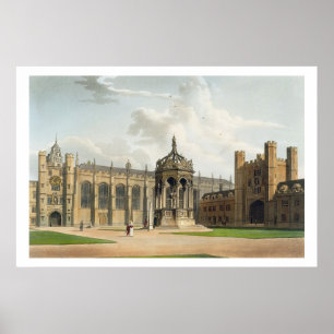 Póster A corte da faculdade da trindade, Cambridge, 'do