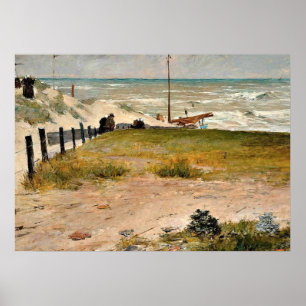 Poster A costa da Holanda, William Merritt Chase art