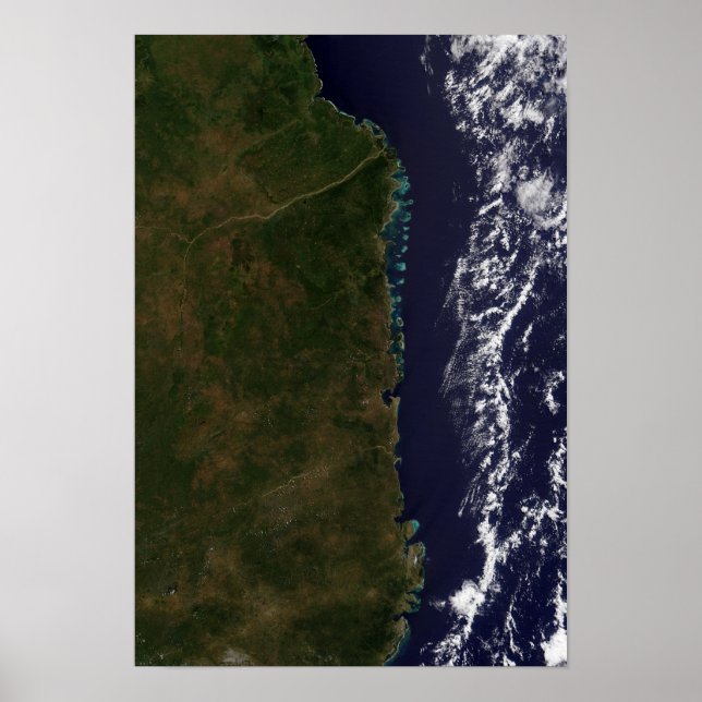 Póster A costa de Moçambique (Frente)