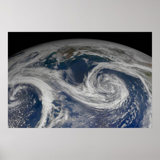 Poster A Costa Sul Do Alasca E O Golfo Do Alasca. (Frente)