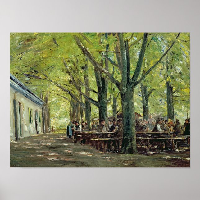 Póster A Country Brasserie, Brannenburg, Bavaria, 1894 (Frente)