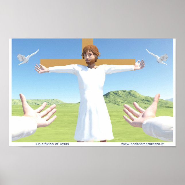 Poster A Crucificação de Jesus (Frente)