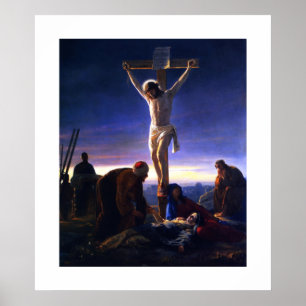 Póster A Crucificação de Jesus por Carl Bloch. Belas Arte