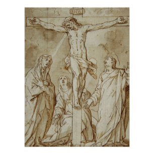 Póster A crucificação do Cristo de Jesus