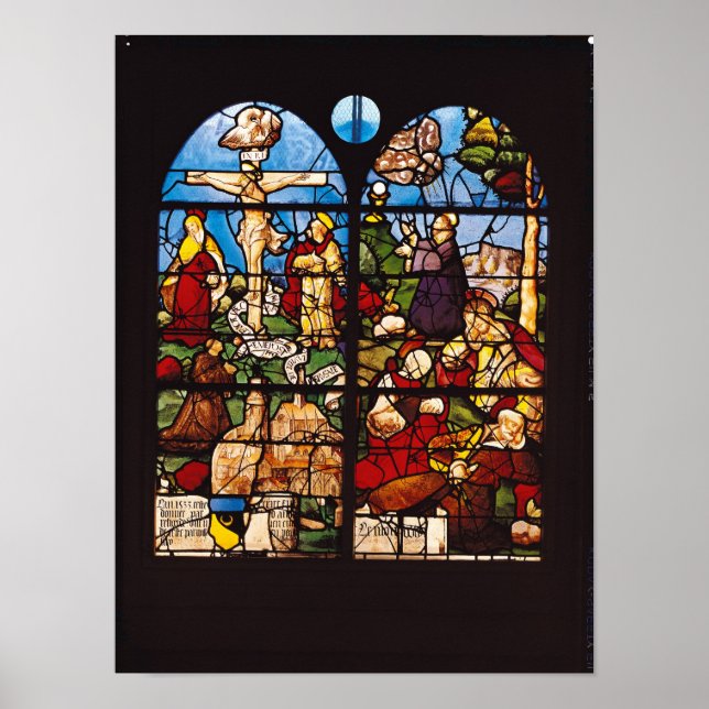 Póster A Crucificação e o Monte das Azeitonas, 1533 (Frente)