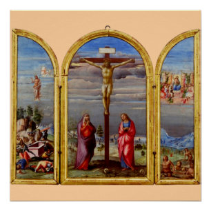 Póster A Crucificação por Francesco Granacci