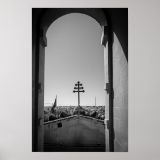 Poster A Cúpula de Mosta Através do Arco