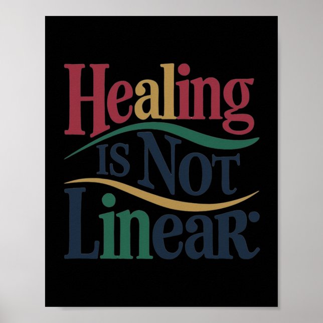 Poster A cura não é um adesivo linear (Frente)
