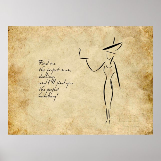 Poster A Dama do Chapéu Grande #2 (Frente)