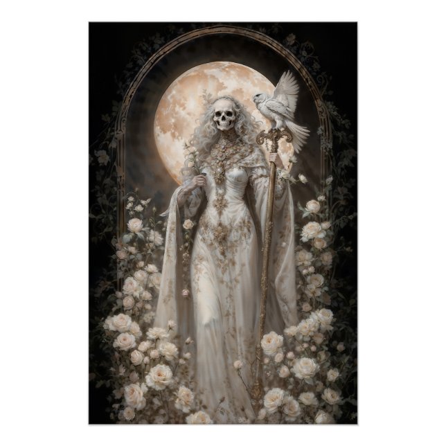 Póster A Dama Poderosa Santa Morte (Frente)
