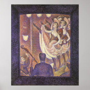 Póster A Dança Can Can, Le Chahut por Georges Seurat