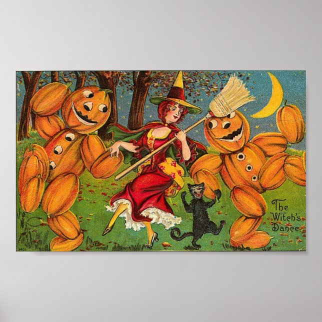 Poster A dança da bruxa (Frente)