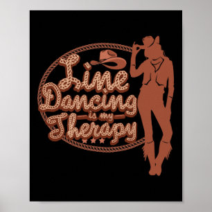 Poster A Dança De Linha É A Minha Terapia, A Música Do Pa