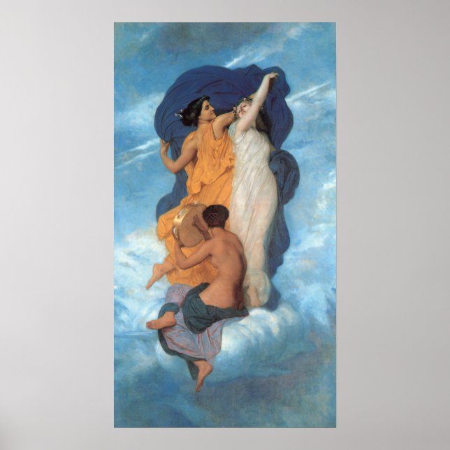 Poster A dança de William-Adolphe Bouguereau (Frente)