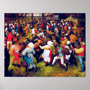 Poster A dança do casamento, Pieter Bruegel