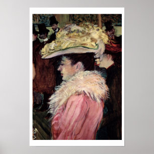 Póster A dança do vermelho: detalhe de um elegan