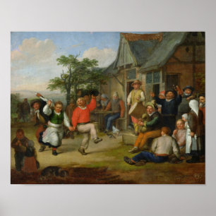 Poster A dança dos camponeses, 1678