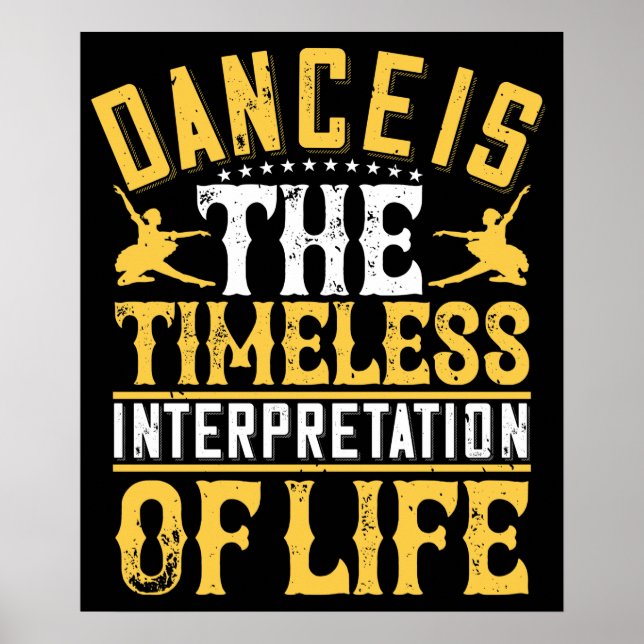 Poster A Dança É A Interpretação Do Eterno (Frente)