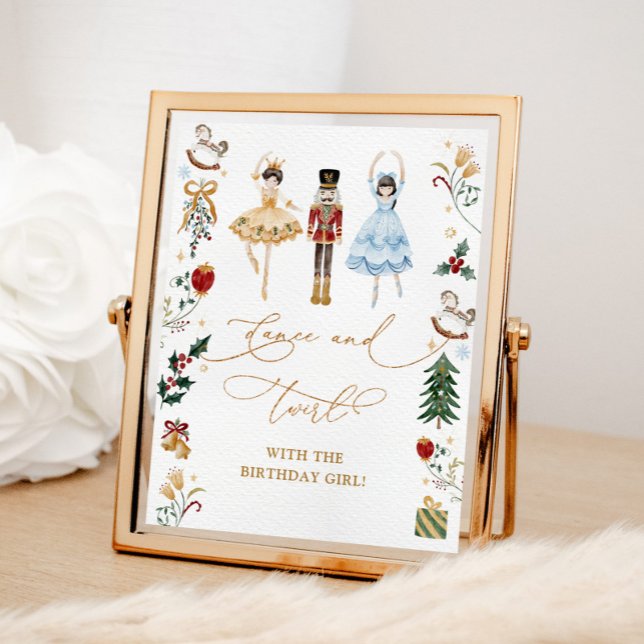 Poster A dança e o giro de noz com a aniversariante (Criador carregado)