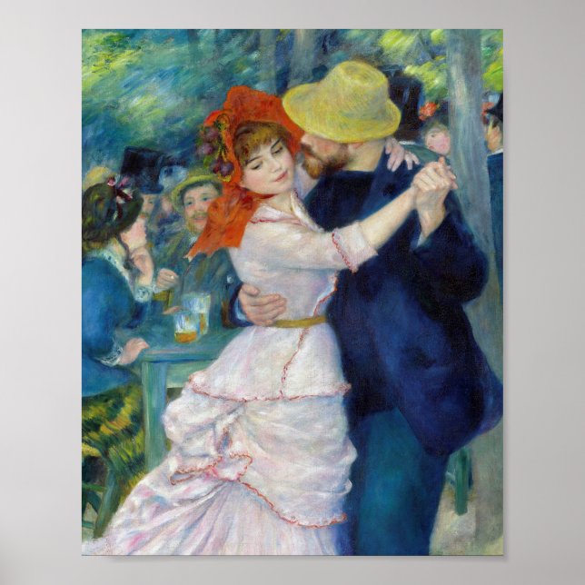 Poster A dança em Boudonal por Pierre-Auguste Renoir (Frente)