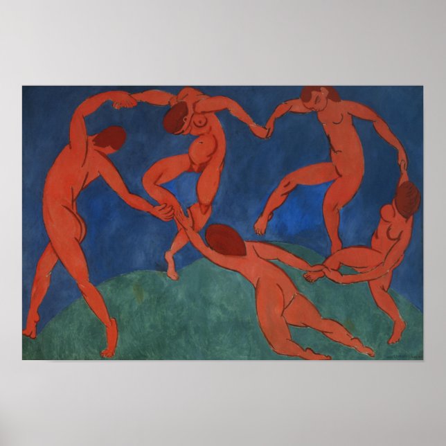 Poster A dança II de Henri Matisse (Frente)