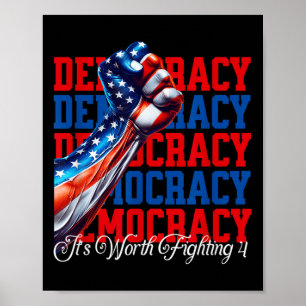 Poster A Democracia Anti-Trump Merece Luta 4