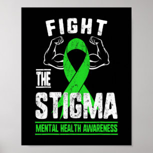 Poster A Depressão de Sensibilização para a Saúde Mental 
