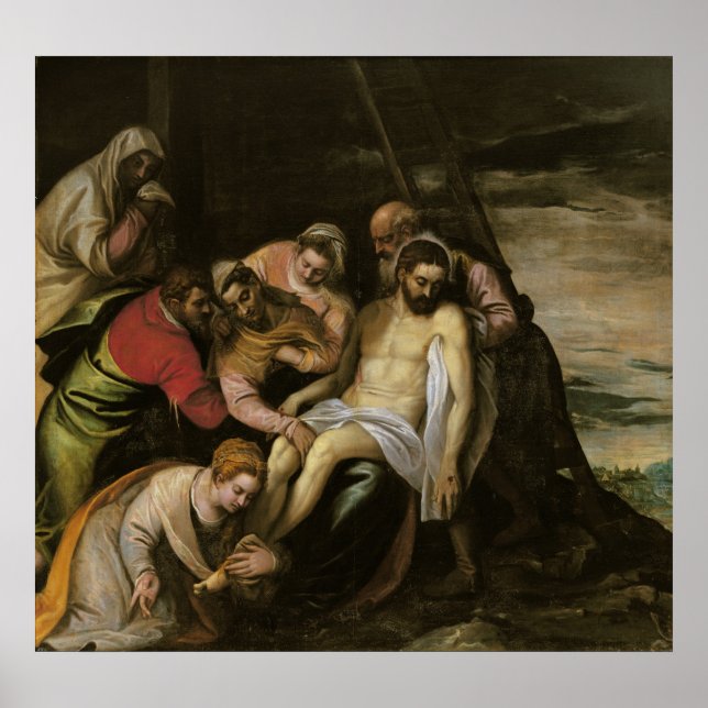 Póster A descida da cruz (Frente)