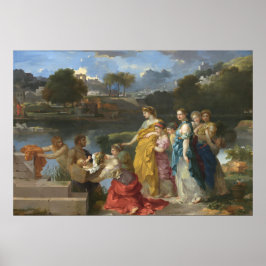 Poster A descoberta de Moisés - Sébastien Bourdon Fine Ar