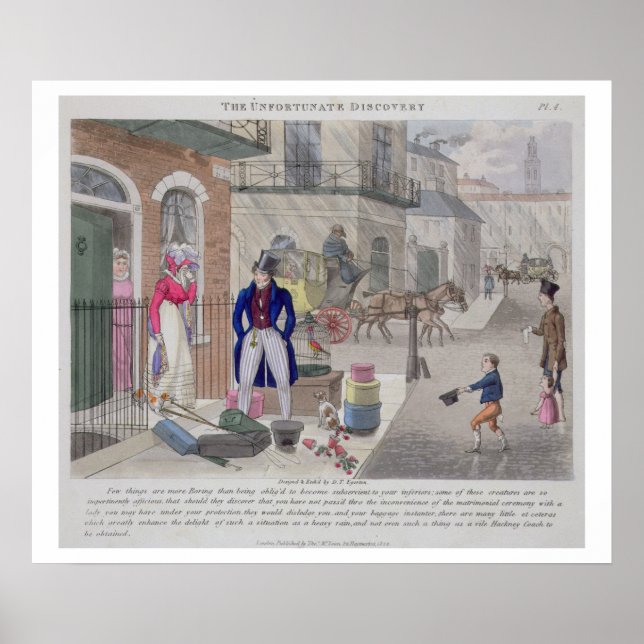 Póster A Descoberta Infeliz, de "Bores Fashionáveis (Frente)