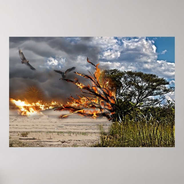 Poster A destruição de nossa terra (Frente)