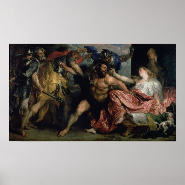 Póster A detenção de Samson, c.1628/30 (Frente)