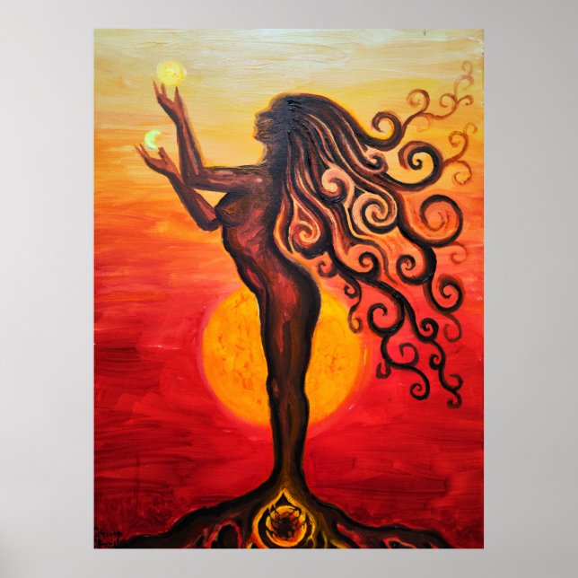 Poster A deusa (Frente)