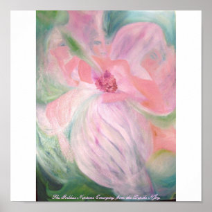 Póster A Deusa Netuno Emergindo das Profundidades