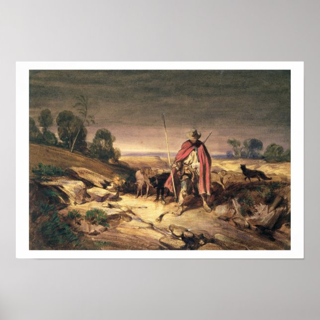 Póster A devolução do Shepherd (tinta caneta e castanho,  (Frente)