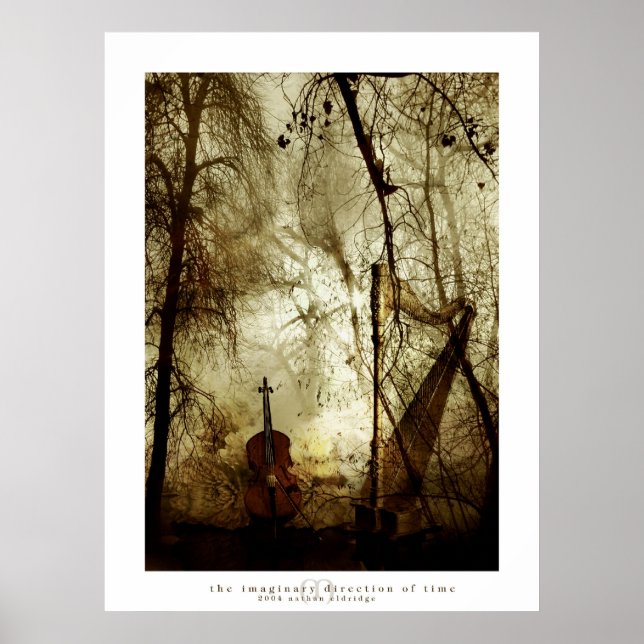 Póster A direção imaginária do tempo (Frente)