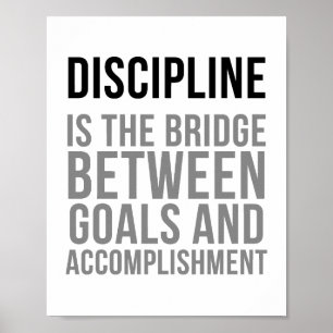 Poster A disciplina é a ponte