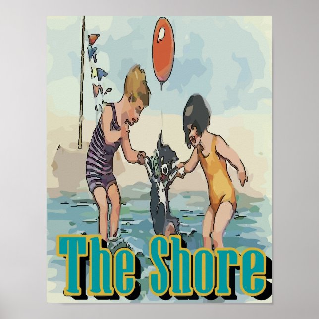 Poster A diversão da praia (Frente)