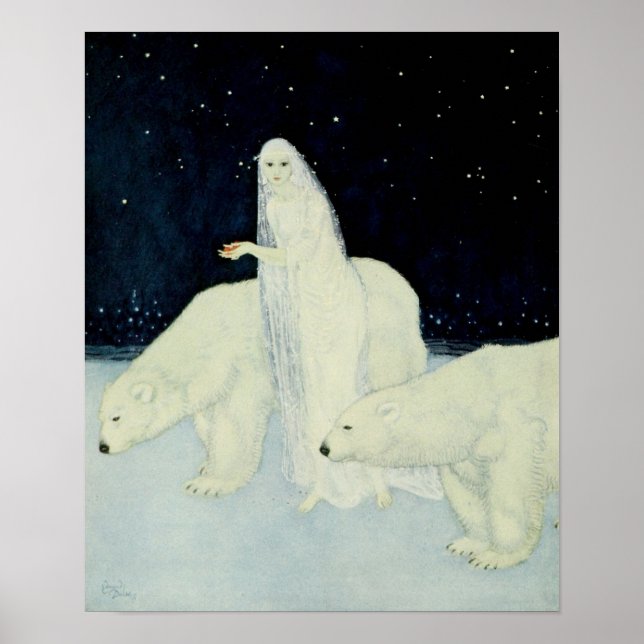 Poster A donzela da neve reunindo corações quebrados (Frente)