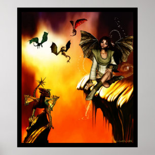 Poster A donzela do dragão